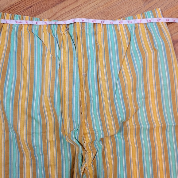 Vintage NWOT Sears Perma Prest Mens Stripped Pajamas Size XL - Picture 15 of 16
